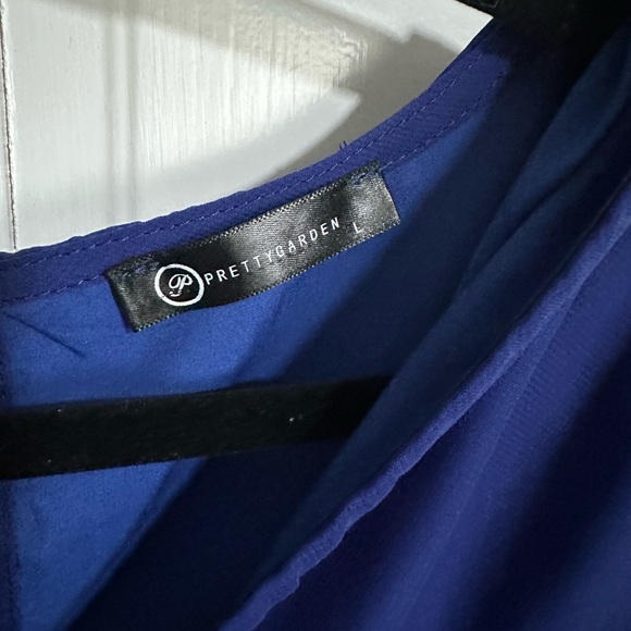 Chic Royal Blue Jumpsuit - Picture 7 of 8